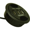 Концентратор USB 2.0 Orient DE-370N (3 Port, встраивается в паз на столе,  аудиовход/выход) (29720)