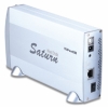 Мобил рек ViPower VPA-3528Net-S-E, 3.5"IDE, алюм, серебр, LAN+USB2.0, вентилятор