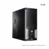 Корпус Vento (Asus) TA 891, ATX 450/500W (ном./макс.), Black/Silver, 2*USB 2.0 /Audio/Fan 8см