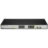 Коммутатор D-Link Switch DGS-1216T/GE WebSmart коммутатор с 14 портами 10/100/1000Base-T + 2 комбо-портами 1000Base-T/Mini GBIC (SFP)