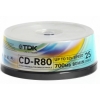 Диски CD-R 80min 700Mb ТDK 52х  25 шт  Cake Box (t18767)