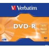 Диски DVD-R 4.7Gb Verbatim 16х  Slim  <43655\547\557> (43547)