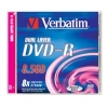 Диск DVD-R Verbatim 8.5Gb Jewel Dual Layer (43596\595) 8x