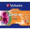 Диск DVD-R 4.7Gb Verbatim 16х  Slim Color  LIGHTSCRIBE (43674) (43674)