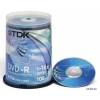 Диски DVD-R 4.7Gb TDK 16x  100 шт  Cake Box (t19479)