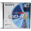 Диск   DVD+R 4.7Gb Sony 16x  Slim
