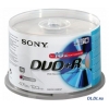 Диски DVD+R 4.7Gb Sony 16x  50 шт  Cake Box