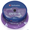 Диски DVD+R 4.7Gb Verbatim 16x  25 шт  Cake Box  <43500>