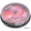 Диск   DVD+RW 4.7Gb TDK 4x  10 шт  Cake Box (t19524)