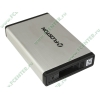 Контейнер Floston "SB-33SUE" для 3.5" SATA HDD, алюминиевый, серебр.-черный (USB2.0, e-SATA) 