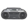 Аудиомагнитола Sony CFD-S01/H 1касс,1 CD, CD-R/RW, 2,х1,7 Вт, MegaBass, серебр/черный