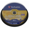 Диски DVD+RW 4.7Gb Verbatim 4x  10 шт  Cake Box  <43488>