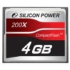 Карта памяти Compact Flash 4Gb Silicon Power <200x> (SP004GBCFC200V10)