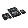 Карта памяти MicroSD 2Gb Silicon Power + 2 Adapters (SP002GBSDT000V30)
