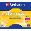 Диск DVD+RW Verbatim 4.7Gb Jewel (43527\526) 8x