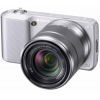 Фотоаппарат Sony NEX-3KS серебристый 14.2 Mpix набор c объективом 18-55mm zoom  (NEX3KS.CEE2)