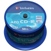 Диск CD-R Verbatim 700Mb 48x Cake Box (50шт) (43343) (мин.кол.4)