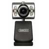 Камера интернет Sweex  WC004V3, Webcam Night Vision, микрофон, USB, чёр/сер