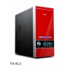 Корпус Asus TA 9L2, ATX 450/500W (ном./макс.), черно-красный, 2*USB 2.0, e-SATA, реобас, Audio/Mic
