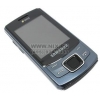 Samsung GT-C6112 DUOS Omega Blue (QuadBand, LCD 320x240@256K, GPRS+BT 2.1, microSD, видео, MP3, FM, 112г, Bada)