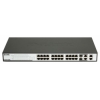 Коммутатор D-Link Switch DES-1228P 24-port UTP 10/100Mbps PoE + 2-port 10/100/1000BASE-T + 2 combo 1000BASE-T/SFP, SmartSwitch, 19"