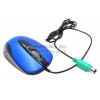 OKLICK Optical Mouse <151M> <Blue&Black> (RTL) PS/2 3btn+Roll <895770>