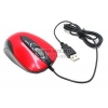 OKLICK Optical Mouse <151M> <Red&Black> (RTL)  USB  3btn+Roll  <140030>