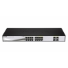Коммутатор D-Link Switch DGS-1210-16 WebSmart коммутатор с 12 портами 10/100/1000Base-T + 4 комбо-портами 1000Base-T/Mini GBIC (SFP)