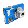 Nikon CoolPix S3000 <Blue> (12.0Mpx, 27-108mm, 4x, F3.2-5.9, JPG,47Mb + 0Mb SDHC, 2.7", USB2.0, AV, Li-Ion)