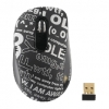 Мини-мышь A4-G7CR-60B, мини, черная, 2.4ГГц, USB коллекция- Chat Room беспроводная