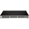 Концентратор D-Link Switch DES-3052 Управляемый коммутатор 2 уровня с 48 портами 10/100 Мбит/с + 2 портами 1000BASE-T + 2 комбо-портами 1000BASE-T/SFP