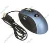 "Мышь" A4Tech "Glaser Mouse X6-90D" оптич., 5кн.+2скр., сине-черный (USB) (ret)
