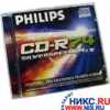 CD-R  PHILIPS            650MB 24X SPEED