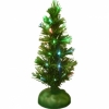 Новогодняя зеленая елка с мерцающими огоньками, USB, 25см   337