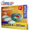 CD-R MEMOREX         700MB 16X SP.  уп.10 шт + CD CASE