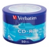 Диск CD-R Verbatim 700Mb 52x Cake Box (50шт) (43728) (мин.кол.6)