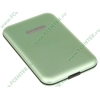 Контейнер Floston "SB-27S" для 2.5" SATA HDD, алюминиевый, зеленый (USB2.0) 