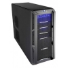 Корпус Ezcool HA-900B black w/o PSU ATX 4*USB 2.0 Audio mesh front panel blue led bottom PSU