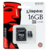 Карта памяти MicroSDHC 16GB Kingston Class4 (SDC4/16GB)