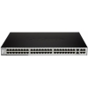 Концентратор D-Link Switch DES-3052P Управляемый коммутатор 2 уровня с 48 портами PoE 10/100 Мбит/с + 2 портами 1000BASE-T + 2 портами 1000BASE-T/SFP