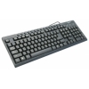 Клавиатура Gembird KB-8300M-BL-R черная, доп.клавиши, PS/2