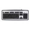Клавиатура A4 KLS-23MUU X-Slim silver/black PS/2 (KLS-23MUU SL/BL PS/2)