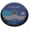 Диск Blu-Ray  VERBATIM BD-R  6x   50 GB  10 Шт  Cake box  (43746)
