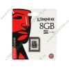 Карта памяти 8ГБ Kingston "SDC4/8GBSP" Micro SecureDigital Card HC Class4 