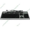 Клавиатура BTC "6301", 104+11кн., серебр.-черный (USB) (ret)
