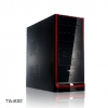 Корпус Asus TA K52, ATX 450/500W (ном./макс.), Black/Red, 2*USB 2.0 /Audio/Fan 8см