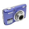 Nikon CoolPix L23 <Blue> (10.1Mpx, 28-140mm, 5x, F3.2-6.5, JPG, SDXC, 2.7", USB2.0, AV, AAx2)