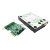 HDD 2.5 Tb SATA-II 300 Western Digital Caviar Green <WD25EZRSDTL> 64Mb + PCI-Ex1 SATA controller