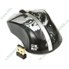 "Мышь" A4Tech "G-Cube Paint Splash G9PS-310BK" оптич., беспров., 2кн.+скр., черный, с рисунком (USB) (ret)