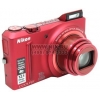 Nikon CoolPix S9100 <Red> (12.1Mpx, 25-450mm, 18x, F3.5-5.9, JPG, SDXC, 3.0", USB2.0, AV, HDMI, Li-Ion)